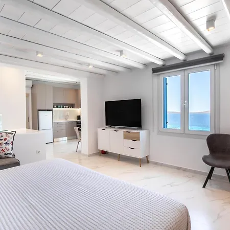 Вилла Alexia Mykonos - Sea & Sunset View Mykonos Town